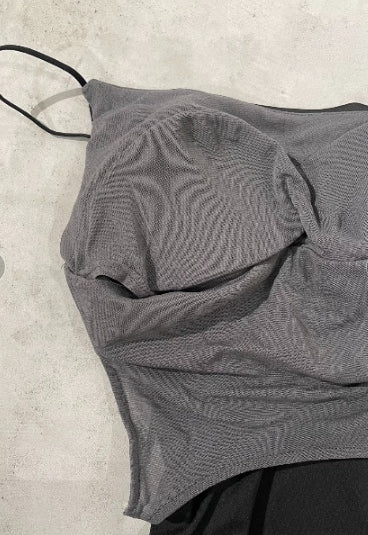 加襯透視可切換吊帶背心